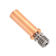 Quality Titanium Copper Bimetal Nozzle for 3D Printer Heat Break Throat 0.4mm