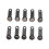 10Pcs Rw1990 Rewritable Rfid Tm Touch Memory Key Ibutton Information Button Electronic  Key Card 1