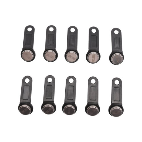 10Pcs Rw1990 Rewritable Rfid Tm Touch Memory Key Ibutton Information Button Electronic  Key Card