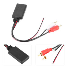 Universal Wireless Bluetooth Adapter AUX Radio RCA Car Connector 26cm
