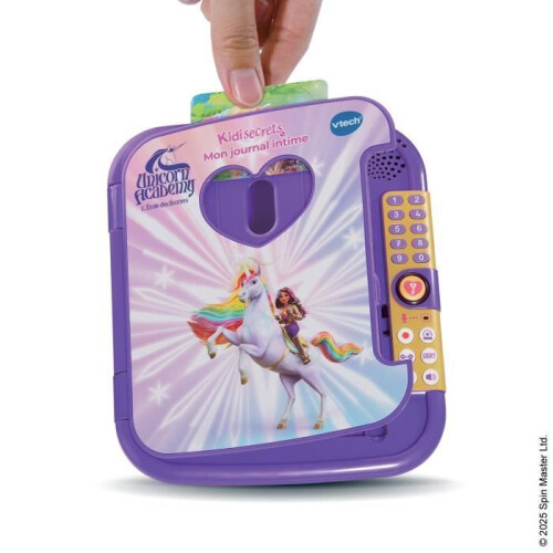 VTech VTECH - DIE EINHORN-SCHULE - KIDISECRETS, MEIN TAGEBUCH - Violett 1