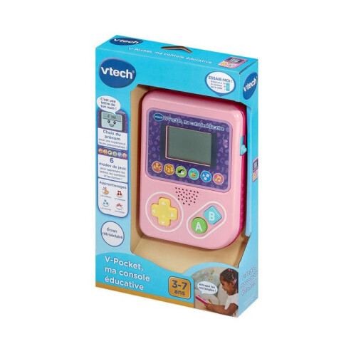VTech VTECH - V-POCKET, MEIN BILDUNGS-KONSOLLE ROSA - Rosa 2