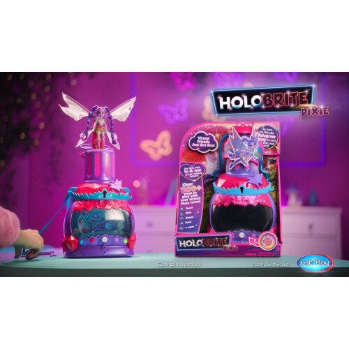 HOLOBRITE Pixie Lantern, Virtuell Dans och Interaktiva Spel, Inkluderar 5-tums Pixie Docka 1