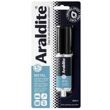 Zweikomponenten-Epoxidharzkleber - ARALDITE - 24 ml - Spezialmetalle - Hohe Festigkeit - Dauerhafte Reparatur