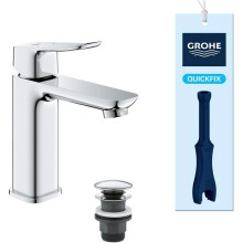 Waschbeckenmischer - GROHE DICE - Größe M - Klick-Klack-Ablauf - Chrom