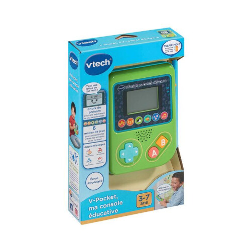 VTech VTECH - V-POCKET, MEINE BILDUNGS-CONSOLE - Grün 1