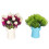 2pcs Artificial Aquarium Flower, Colorfast 2