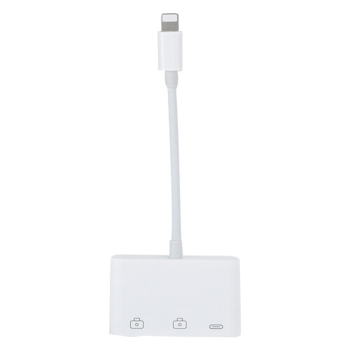 3 in 1 OTG Adapter Dock for iOS, Memory Card, USB Hub, Keyboard, Mouse