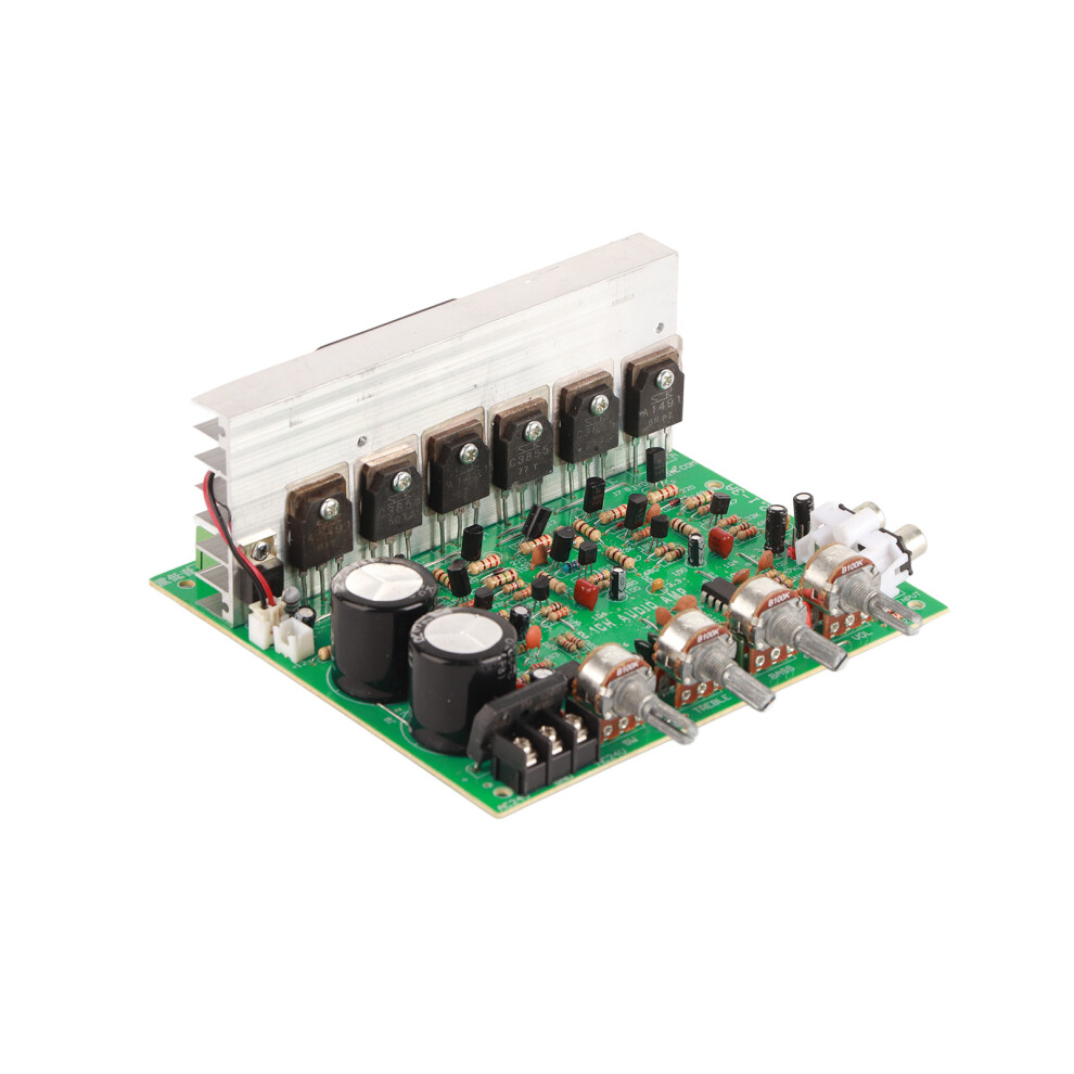 2.1 Channel 300W Power Amplifier Board With Bass Treble Controls 8761392332095