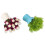 2pcs Artificial Aquarium Flower, Colorfast 8