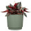 Cache-pot PLANO - Kunststoff - Hellgrün - Rund - Ø25xH22cm - Garden ID 2