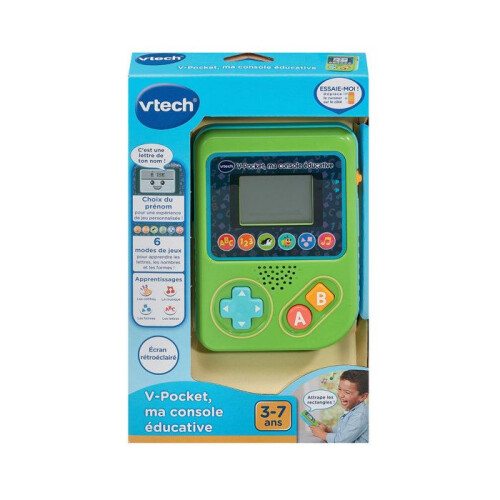 VTech VTECH - V-POCKET, MEINE BILDUNGS-CONSOLE - Grün