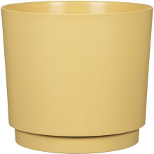 Runder Blumentopf - DEROMA - 236 - 13 L - Ø 29 cm - Gelb