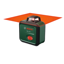 Laserlinien BOSCH - PLL 360-1 - Mit Stativ TT120, einer Schutzhülle, einer Bedienungsanleitung und Batterien