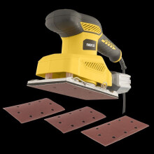 Vibrationsschleifer - POWERPLUS - POWX04010 - 260 W - 24.000 Schläge/Min - Staubauffangbehälter