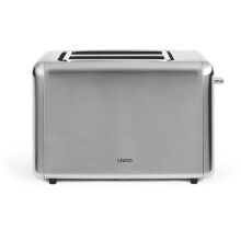 Digitaler Toaster 2 Schlitze - LIVOO - DOD205 - 850 W - Touch-Bedienfeld - Grau / Schwarz