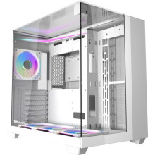 PC-Gehäuse - Darkflash - TH285 Weiß - Mid Tower - ATX-Format - 4x120mm A-RGB - Weiß