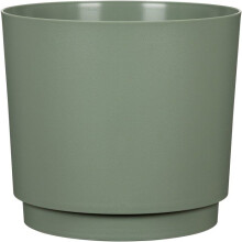 Runder Cache-Pot - GARDEN ID - Plano - Ø 25 - 7 L - H 22 cm - Hellgrün