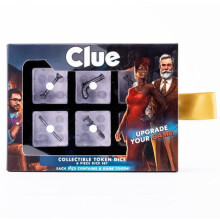 FanRoll by Metallic Dice Games LIC11202 22 mm Clue Weapons Inclusions Dice Set