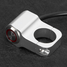 Motorcycle Bicycle Waterproof Steel Handlebar Headlight Switch 25mm/0.98in