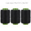 Black Polyester Embroidery Thread Spool 300m for Sewing & Quilting 5