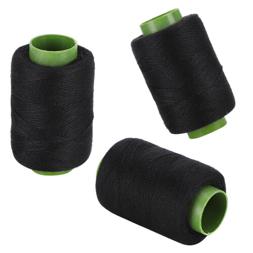 Black Polyester Embroidery Thread Spool 300m for Sewing & Quilting 2