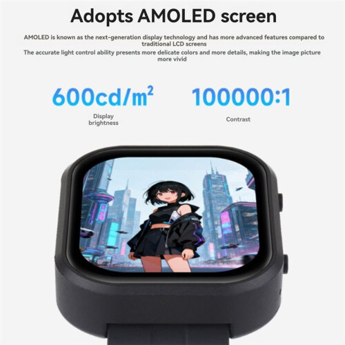 Waveshare ESP32-C6 Development Board 2.06inch AMOLED Touch Screen 410x502 Resolution Programmable Watch Development Board 2
