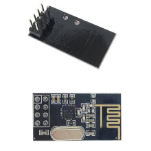 2 Unidades de NRF24L0 + Módulo Inalámbrico de Alta Velocidad (2 Mbit/S) con Transmisión de Datos y Bajo Consumo (1,9-3,6 V) para Proyectos de
