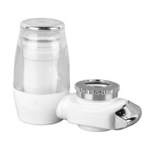 Filtre à eau pour robinet en ABS, lavable, réutilisable, installation facile, 4 filtres