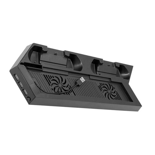 For PS4 Vertical Stand and Cooling Station Fast Controller Charger Vertical Cooler System for  4 Console 1