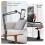 Hands-Free Bedside Tablet Holder with Auto Clicker, Adjustable Desk Arm Stand for Phone Tablets 4