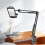 Hands-Free Bedside Tablet Holder with Auto Clicker, Adjustable Desk Arm Stand for Phone Tablets 5