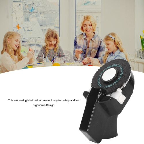 Embossing Label Maker Handheld Portable ABS for DIY Craft Projects 2
