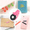 Embossing Label Maker Small Portable Pink Handheld 1