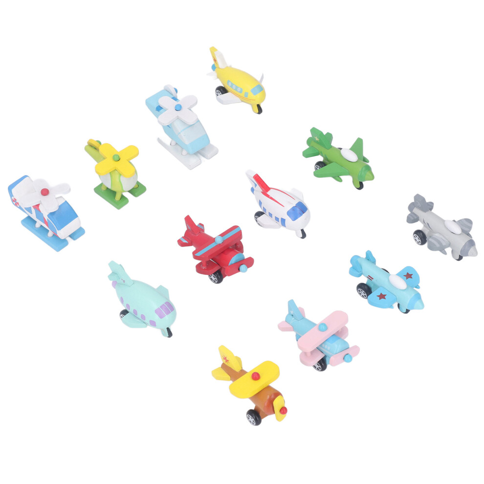 12pcs Wooden Airplane Puzzle Toys for Toddlers, Birch Material, Fun Simulation-image-OPC-PSG2QBK-NEW