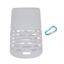Portable Speaker Carrying Travel Case Anti-Slip Speaker Protective Cover with Carabiner for SoundLinkRevolve+ B