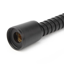 Stainless Steel 1.5m Matte Black Shower Hose Flexible Bathroom Accessory