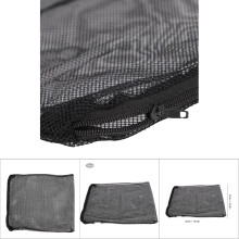 10 Stück Aquarium-Filternetzbeutel 32x27cm Schwarz Polyester Wiederverwendbar