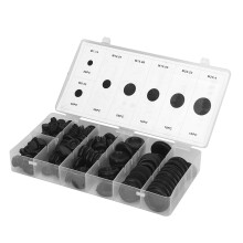 170pcs Black Rubber Grommet Set for Wiring, 7.14mm-25.40mm