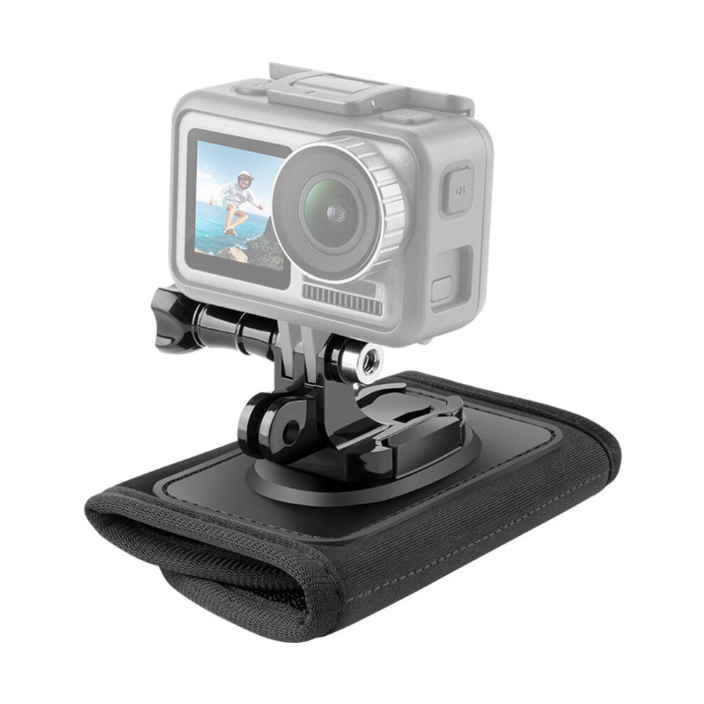 Sports Camera Backpack Clip Mount For Gopro 8/7/6/5/4, Sjcam & Eken, Black 4261388337041