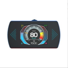 OBD2-Messgerätanzeige, --Display für Autos, --Display, OBD2+GPS-Digitaltacho, Geeignet für Alle Autos