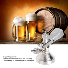304 Stainless Steel G Type Keg Coupler for Beer Dispenser, Silver