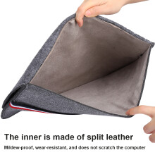 Filztasche für 13,3-Zoll-Notebook, 36,5 x 26,5 cm