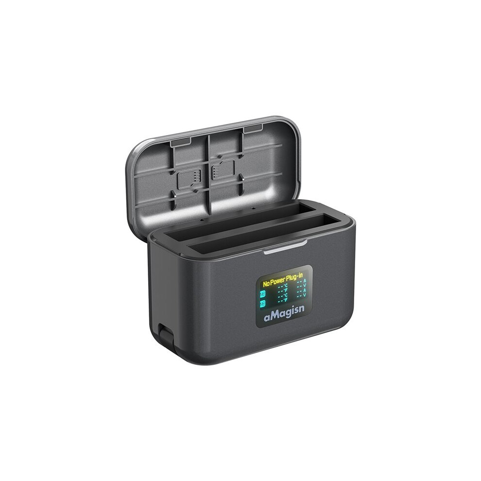 Amagisn Portable Fast Charger Box For X5, 36W Dual-Port Charging Box For Insta 360 X5 Action Camera Accessories 4711332300220
