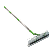 Thatch Rakes, Lawn Thatch Rakes, Weeder Rakes, Multipurpose Lawn Grooming Rakes for Cleaning Dead Grass, with Handle