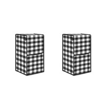 2 Peças de Capa para Liquidificador, Capa Protetora Antiarranhões para Eletrodomésticos com Bolso para Armazenamento de Liquidificador de Cozinha,
