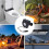 EU Plug BBQ Fan Air Blower High Velocity Air Mover Quiet  Powered Fan Variable Speed Controller Picnic Barbecue Tool 6