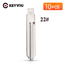 10PCS Uncut Flip Metal Key Blade 22# NSN14 for Nissan Sunny Tiida Teana for VVDI Remotes No.22