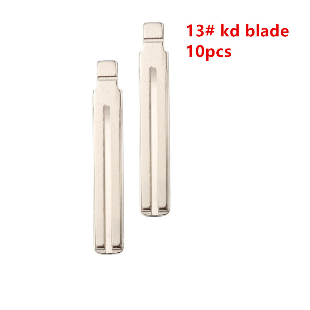 10Pcs Uncut Flip Metal Key Blade 13# Toy40 Toy48 Toy48fh For Lexus,Toyota Ix35 For Kd Keydiy Vvdi Remotes No.13 6935161632125