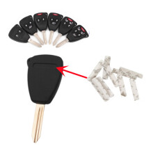 10 pcs/lot 25.2*5mm DIY emblem badge Logo replacement sticker emblem for Jeep Amazon hedging remote key Shell
